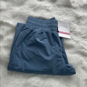 NWT, Athleta Girl light Blue Run free joggers